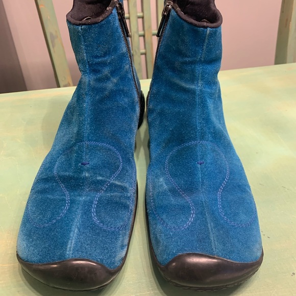 PRADA authentic Sport Ocean Blue Ankle Boots - Picture 13 of 16